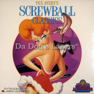 Tex Averys Screwball Classics RARE Laserdisc Animation