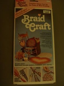 New Rug Braiding Kit Directions Tools Supplies