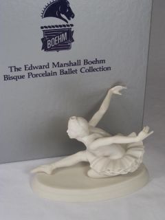 Boehm Marshall Porcelain Ballerina Figurine Swan Lake