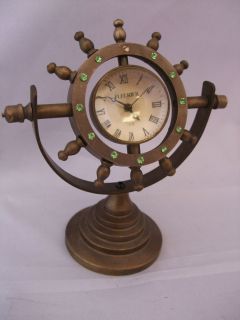   Fleurier Novelty Nautical SHIPs Wheel Clock François de Bovet