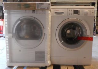 BOSCH WAS24460UC/WTE86300US 24 ELECTRIC WASHER AND DRYER SET