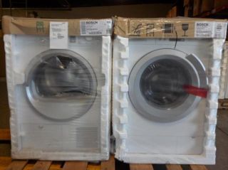 BOSCH WAS24460UC/WTE86300US 24 ELECTRIC WASHER AND DRYER SET