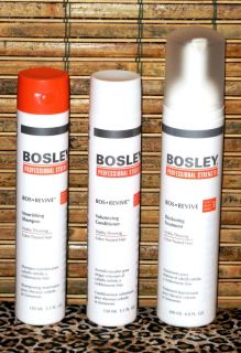 Bosley Revive Thickening Treatment Color Treated Shampoo and 