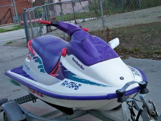 Sea Doo Bombardier Jet Ski and Trailer for Parts No Reserve