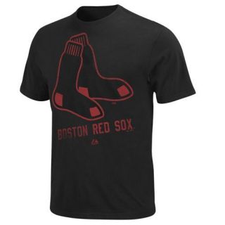 Majestic Boston Red Sox Winning Sign T Shirt Black