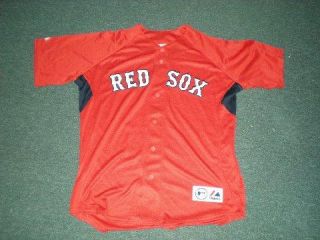 brand new boston red sox men s batting practice jersey by majestic 