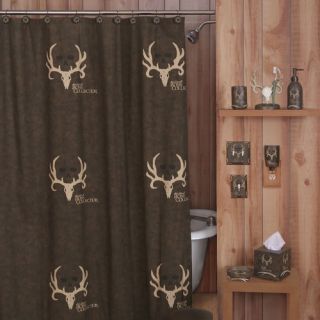 Bone Collector Shower Curtain in Brown 07170010000BC