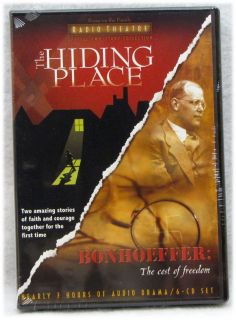 NEW The Hiding Place Bonhoeffer Cost of Freedom Audio CD Set Radio 