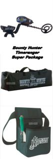 Bounty Hunter Timeranger Package Kit Metal Detector Bag Pouch Shovel 