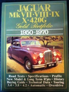   VII VIII IX x 420g Gold Portfolio 1950 1970 R M Clarke Car Book