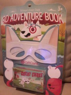 New ! Target Gift Card 3D Adventure Book kids toy with 3D Glasses no 