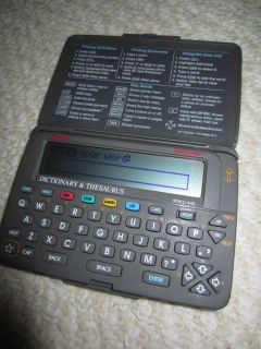 Franklin MWD 440 Bookman Dictionary Thesaurus~Spanish Card + Batteries 