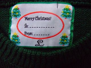 The Jumpers have a label on the back and they can be offered as a gift 