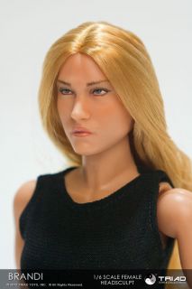 Triad Toys 16 Scale BRANDI Female Long Blonde Hair Head Sculpt