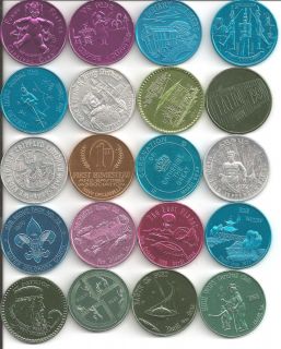 Mardi Gras Tokens from the 1970s Lot of 20 different Really nice