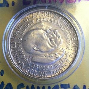 1952 Booker T Washington George Washington Carver Half Dollar 