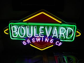  Boulevard Wheat Neon Beer Sign
