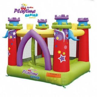 Kidwise Playtime Inflatable Bounce House Castle with Blower