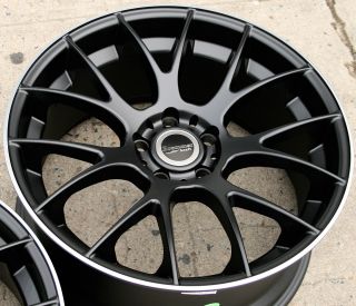 Bremmer Kraft BRO5 19 Black Rims Wheels Nissan 350Z Staggered 19 x 8 