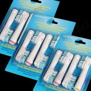 Set Replacement Toothbrush Heads for Oral B Braun 6000