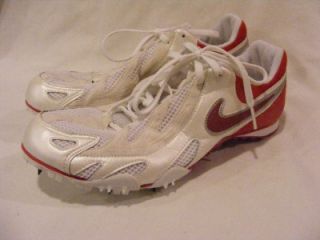 Mens Nike Bowerman Track Field Cleats Shoes Red Sz 10 44 Worn Once 