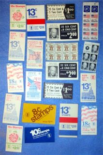 Large Collection of Booklets Mint US High Catalogue Value Face Value $ 