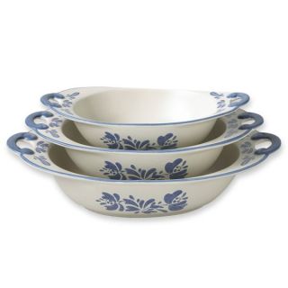 pfaltzgraff yorktowne oval bowls set of 3 yorktowne a classic 