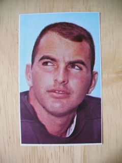 1969 Glendale Stamp Brian Piccolo Chicago Bears ROOKIE Wake Forest 