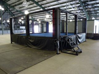  MMA Cage with Conversion to Boxing Ring