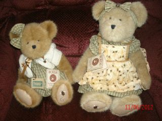 Boyds Bear Retired Mrs Beezley and Charlotte Beezley