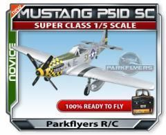 Mustang P51D 500 Class RTF RC Plane
