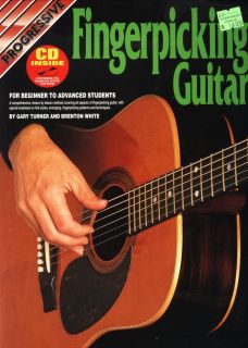   Fingerpicking Guitar Book with CD Gary Turner Brenton White