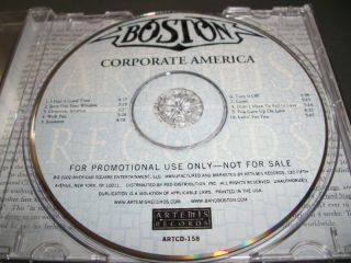  Promo CD Corporate America CD 2002 Brad Delp Tom Scholz