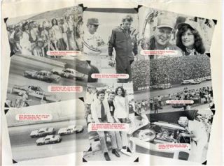 77 TN Bristol 400 NASCAR Race Brochure Bobby Allison Cale Yarborough 