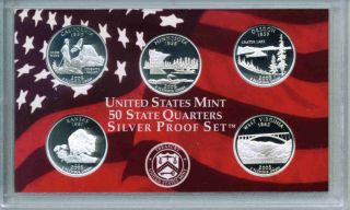 2005 US Mint 50 State Qtrs SILVER Proof set NEXT DAY SHIPPING