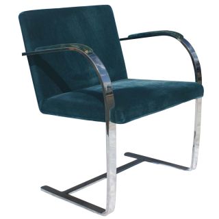 Knoll Mies Van Der Rohe Stainless Flat Brno Chairs