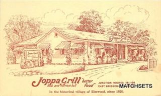 East Bridgewater MA Joppa Grill Artist Impression Postcard