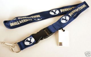 BYU Cougars Lanyard Brigham Young Key Chain Official