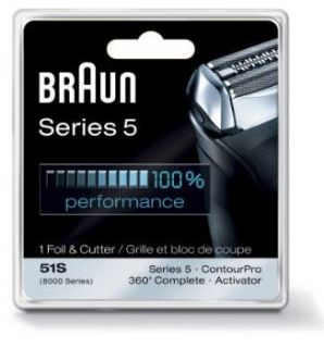New Braun 8000 Series 5 51S 360 Activator Replacement Foil Cutter 