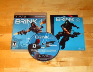 Brink Sony PlayStation 3 PS3 Console System Game Complete Excellent 