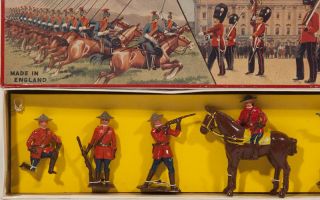 Britains Johillco Crescent Royal Canadian Mounted Police RCMP Boxed 