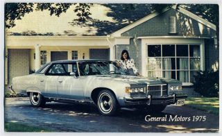 General Motors Product Brooklet 1975 Chevy Buick Olds Pontiac Cadillac 