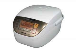   SR MS103 5 Cup Fuzzy Logic Rice Cooker with Dimpled Inner Pan (White