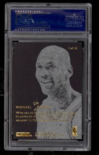 1995 Skybox E XL Natural Born Thrillers Michael Jordan #1 PSA 10 GEM 