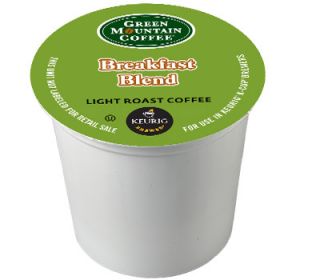 96 Keurig K Cups Green Mountain Coffee Breakfast Blend