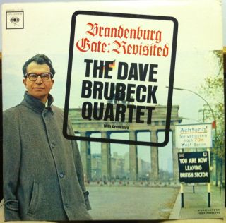 Dave Brubeck Quartet Brandenburg Gate Revisited LP VG CL 1963 Vinyl 