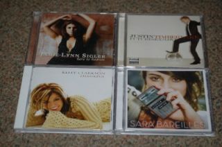   Kelly Clarkson Sara Bareilles Jamie Lynn Sigler 4 CD Lot