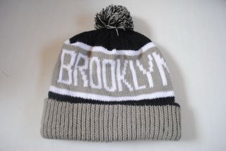 New Brooklyn Nets Knit Beanie Winter Hat Cap OSFA B597