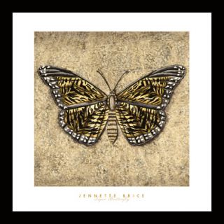 Tiger Butterfly Art Framed Print Jennette Brice