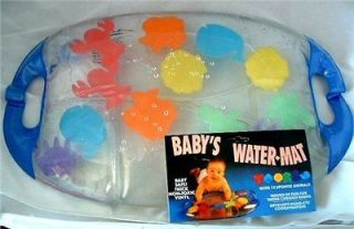 Babys Water Mat with 12 Sponge Animals (Helps develop hand to eye 